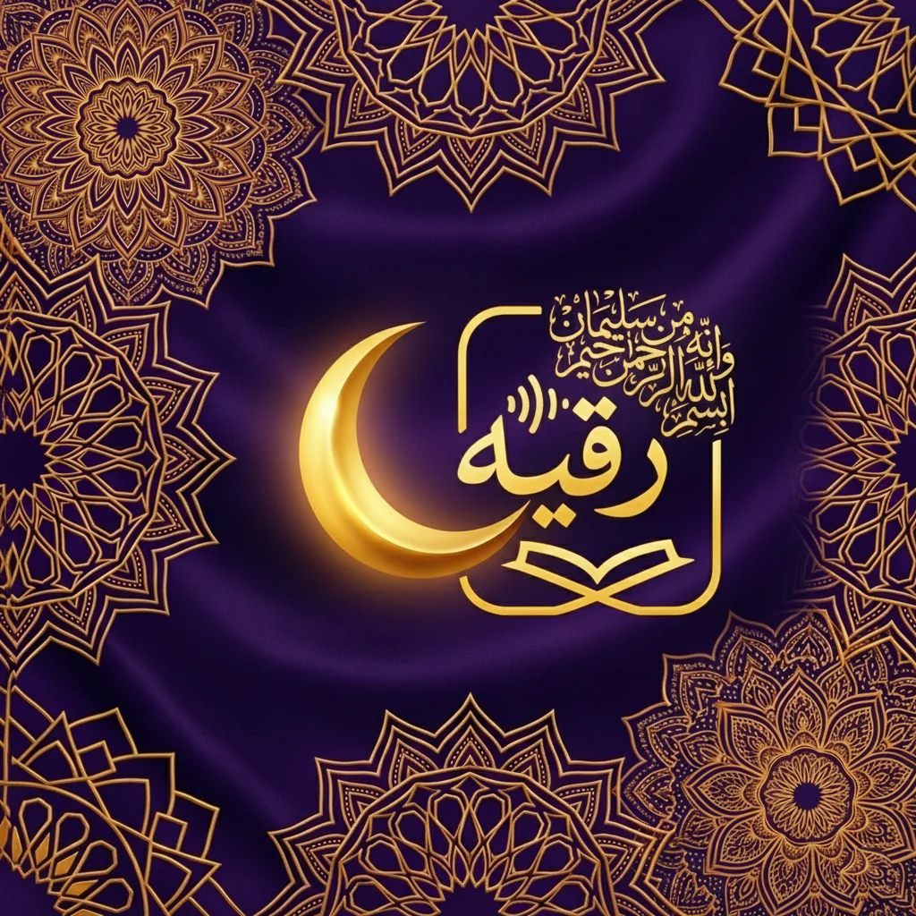 خلفية روحانية داكنة بطابع إسلامي