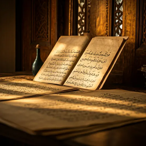 مخطوطات عربية بإضاءة ذهبية