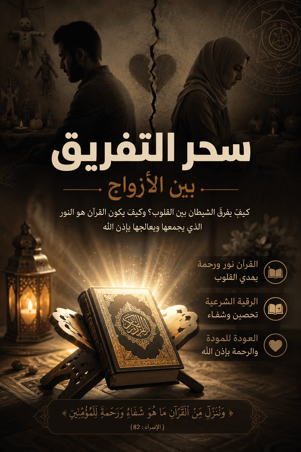 علاج سحر التفريق بين الازواج